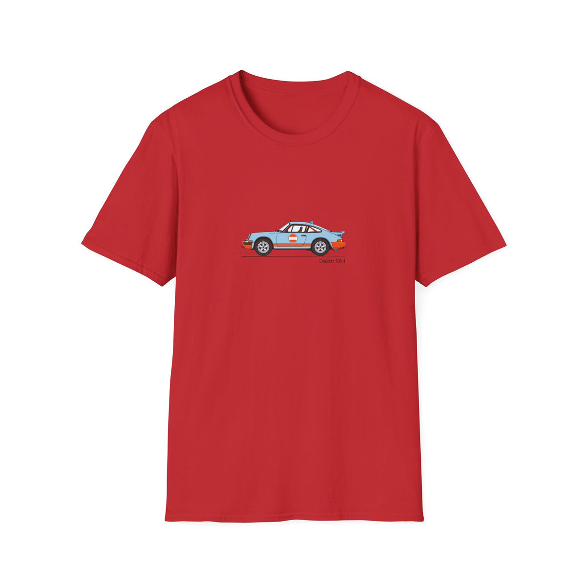 Vintage Racecar T-Shirt | Gulf Stripe Classic Car Tee