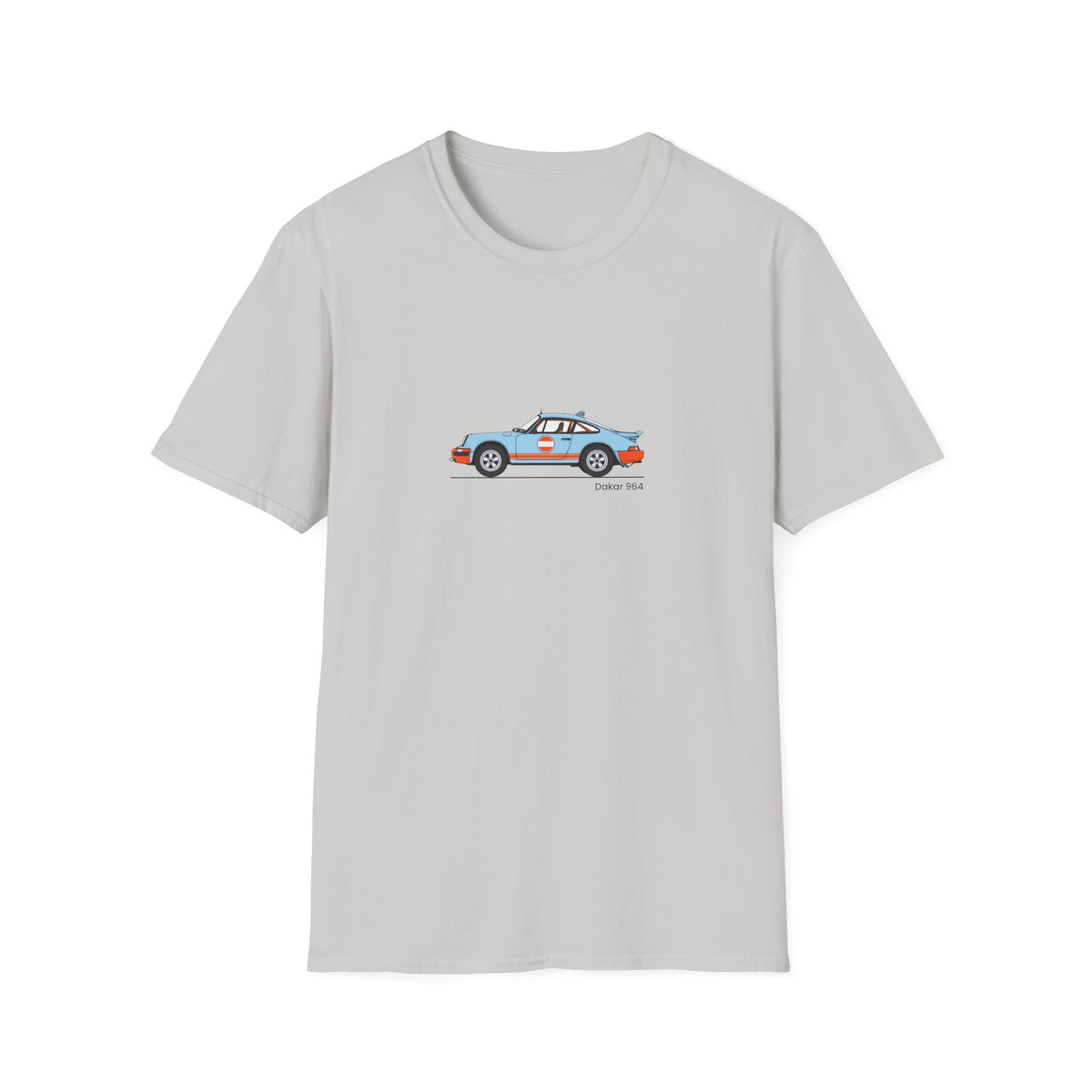 Vintage Racecar T-Shirt | Gulf Stripe Classic Car Tee