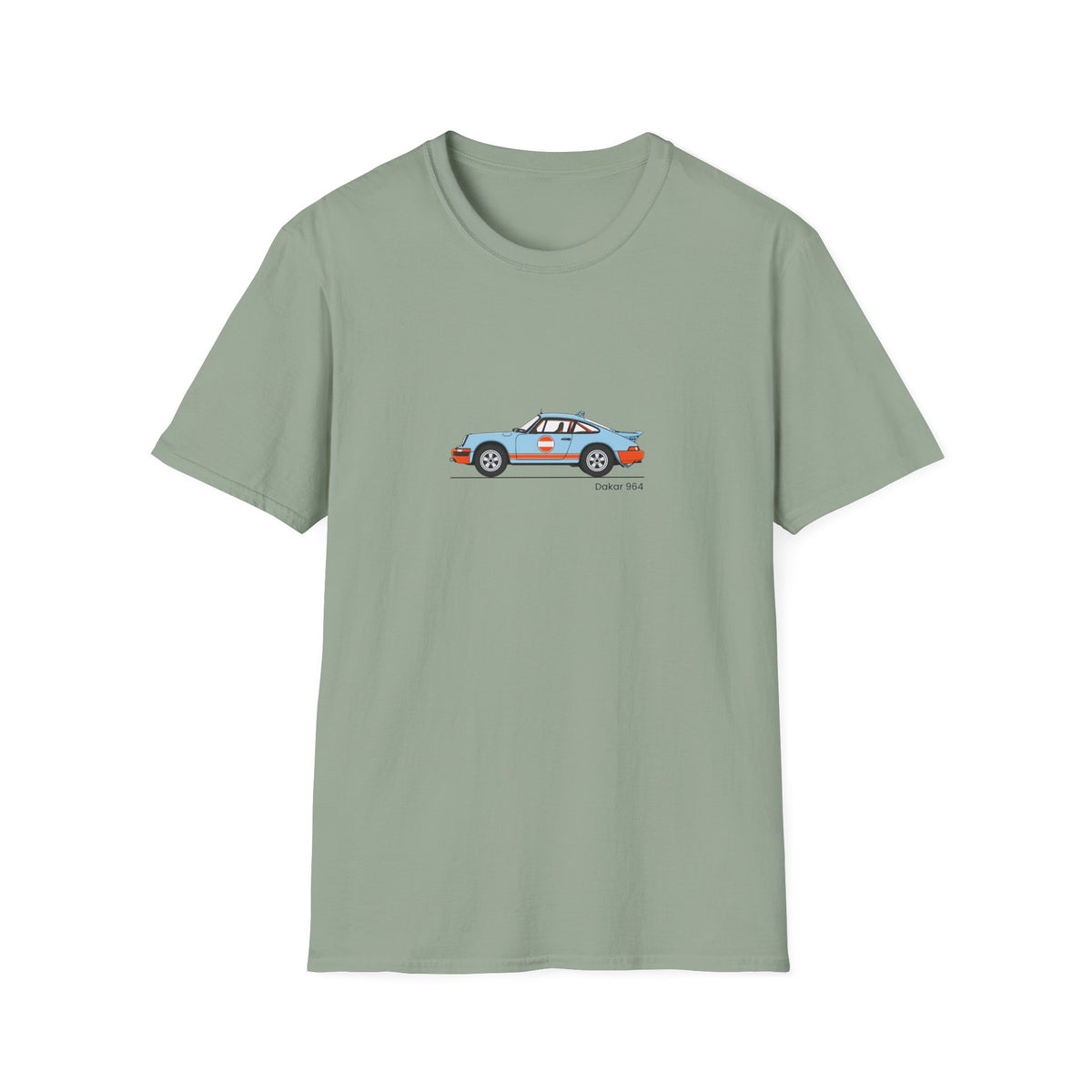 Vintage Racecar T-Shirt | Gulf Stripe Classic Car Tee