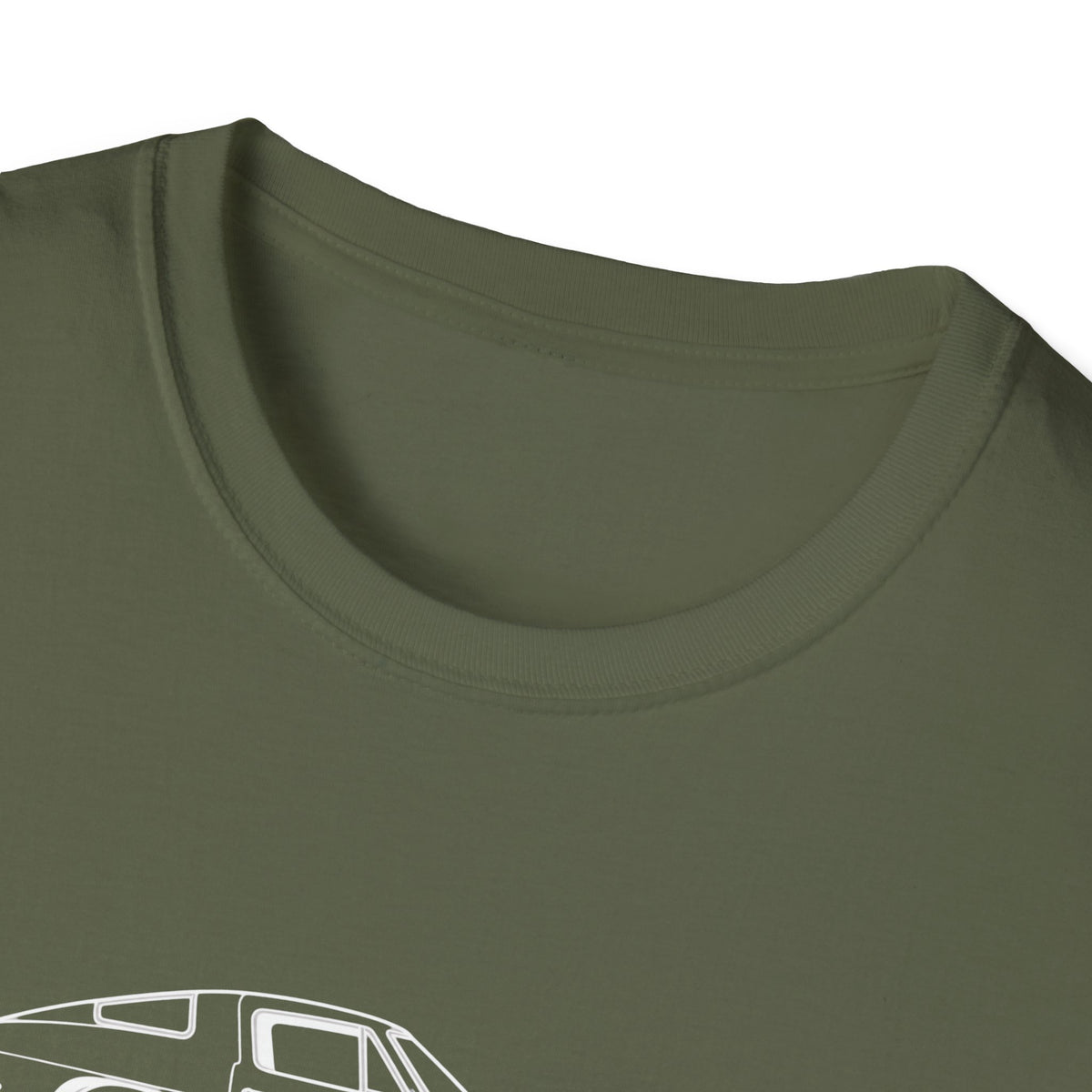 Classic Corvette Outline T-Shirt — Minimal Sports Car Tee