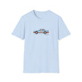 Vintage Rally Car Tee — Retro Racing Sports Car Graphic T-Shirt