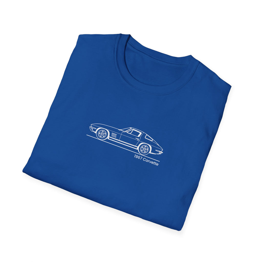 Copy of Classic Corvette Outline T-Shirt — Minimal Sports Car Tee