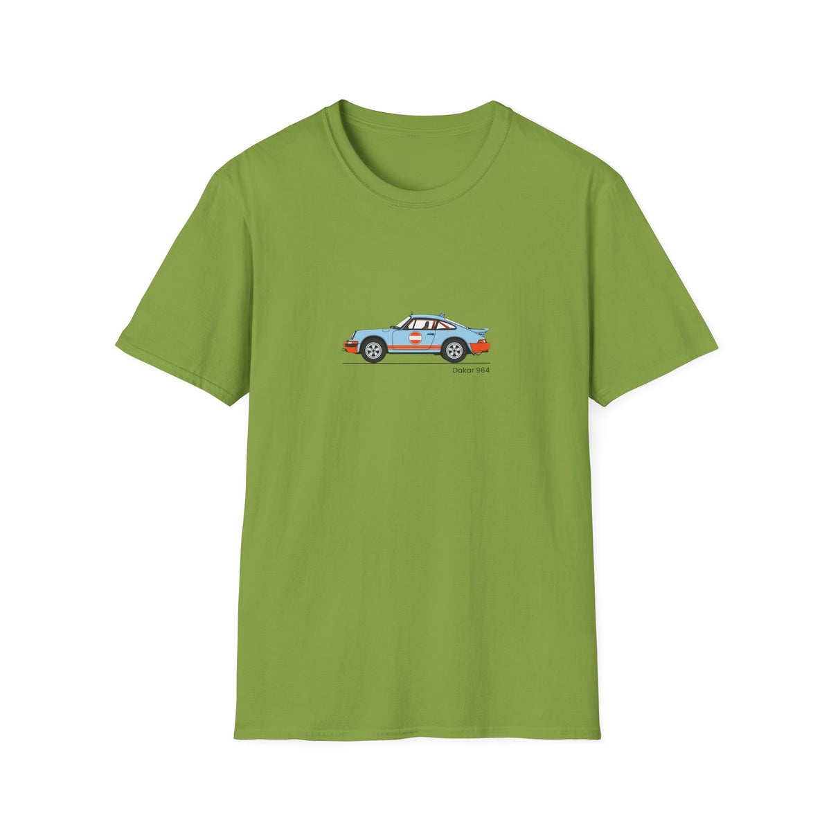 Vintage Racecar T-Shirt | Gulf Stripe Classic Car Tee