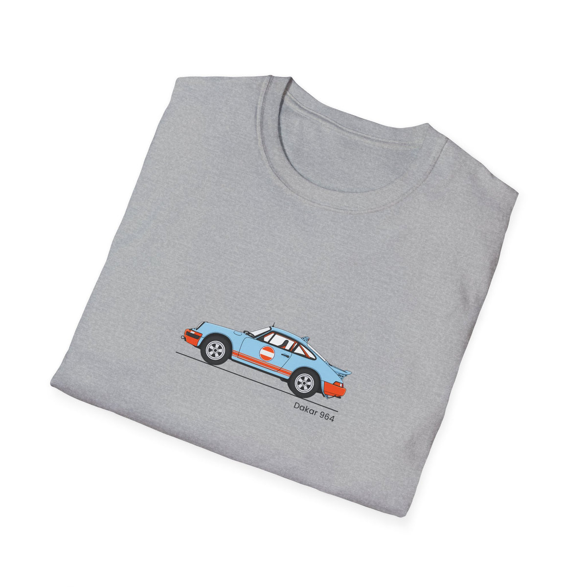 Vintage Racecar T-Shirt | Gulf Stripe Classic Car Tee