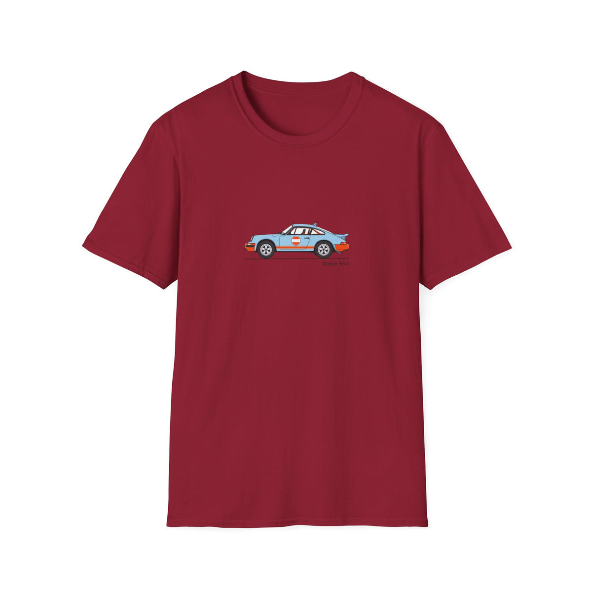 Vintage Racecar T-Shirt | Gulf Stripe Classic Car Tee