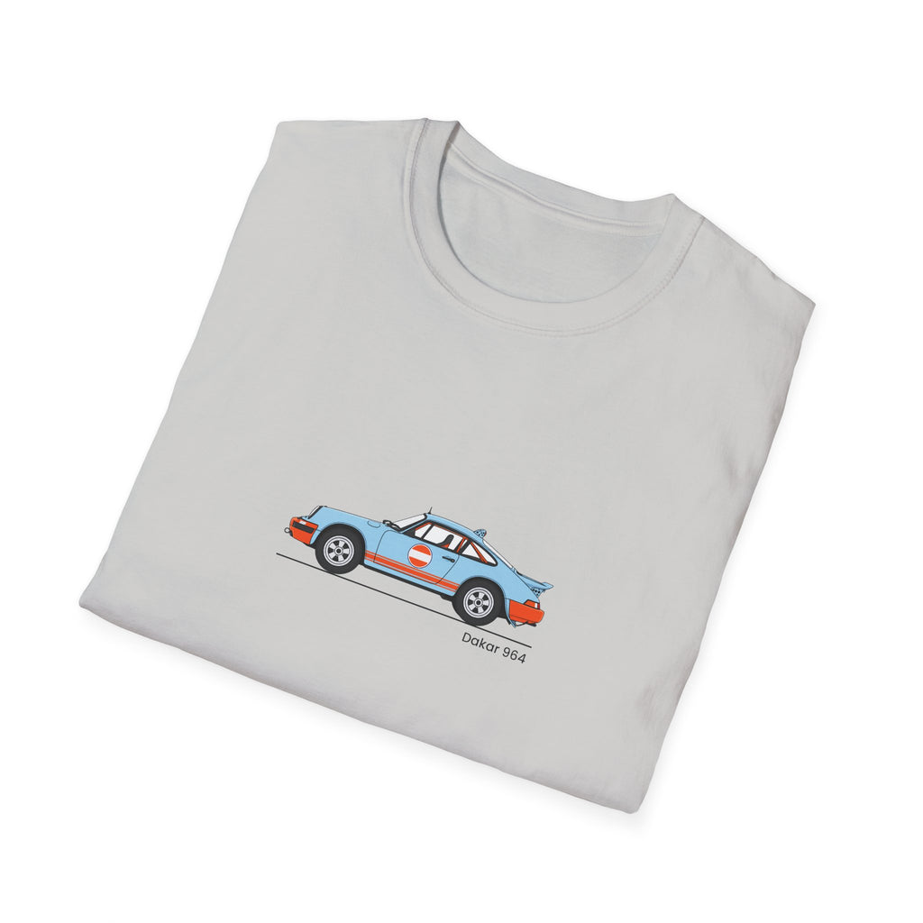 Vintage Racecar T-Shirt | Gulf Stripe Classic Car Tee